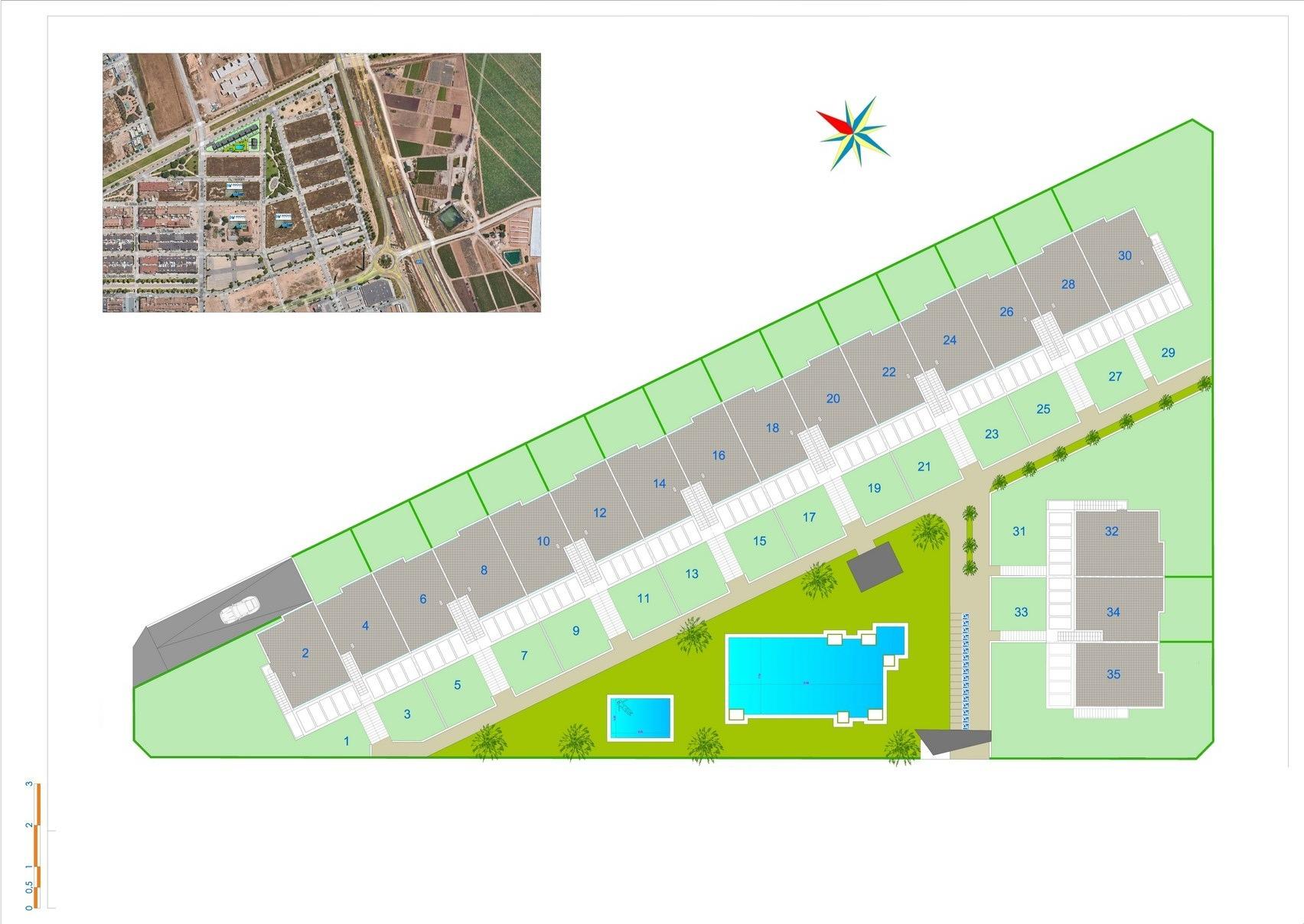 For sale - 2 Bedroom 2 Bathroom Bungalow in Pilar de La Horadada - pueblo  - Alicante