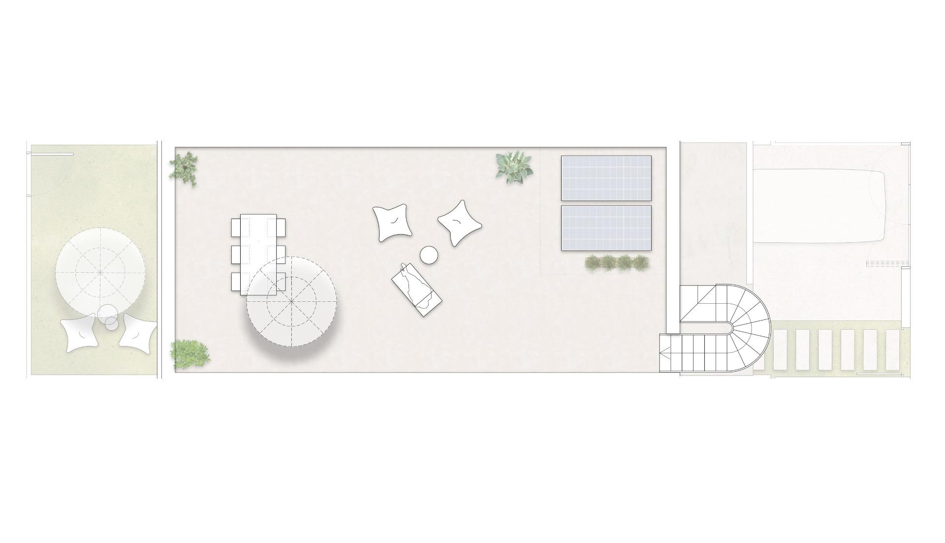 For sale - 3 Bedroom 2 Bathroom Town House in Pilar de La Horadada - pueblo  - Alicante