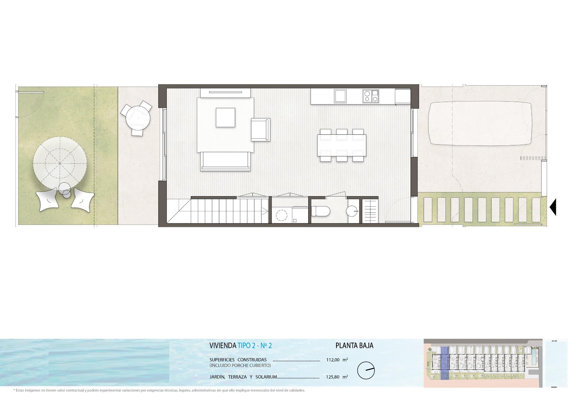 For sale - 3 Bedroom 2 Bathroom Town House in Pilar de La Horadada - pueblo  - Alicante