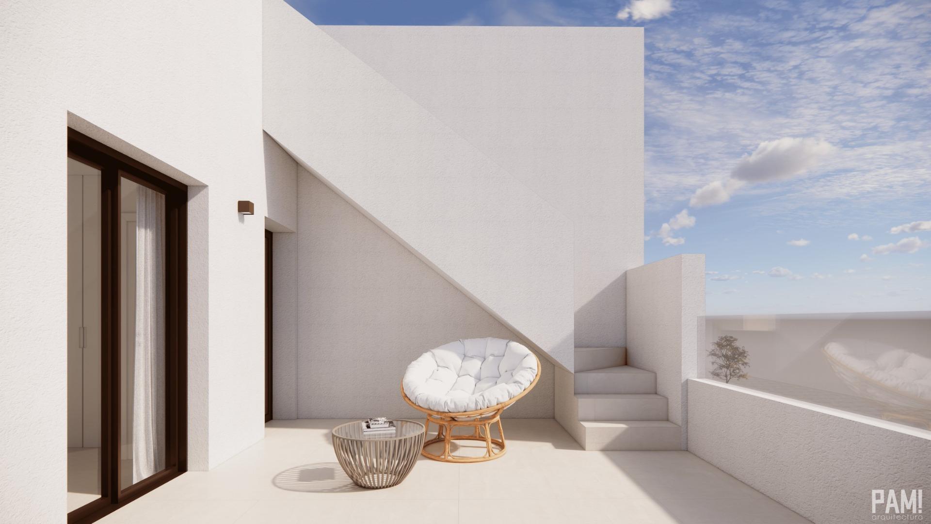 For sale - 3 Bedroom 2 Bathroom Town House in Pilar de La Horadada - Barrio los Segundas  - Alicante