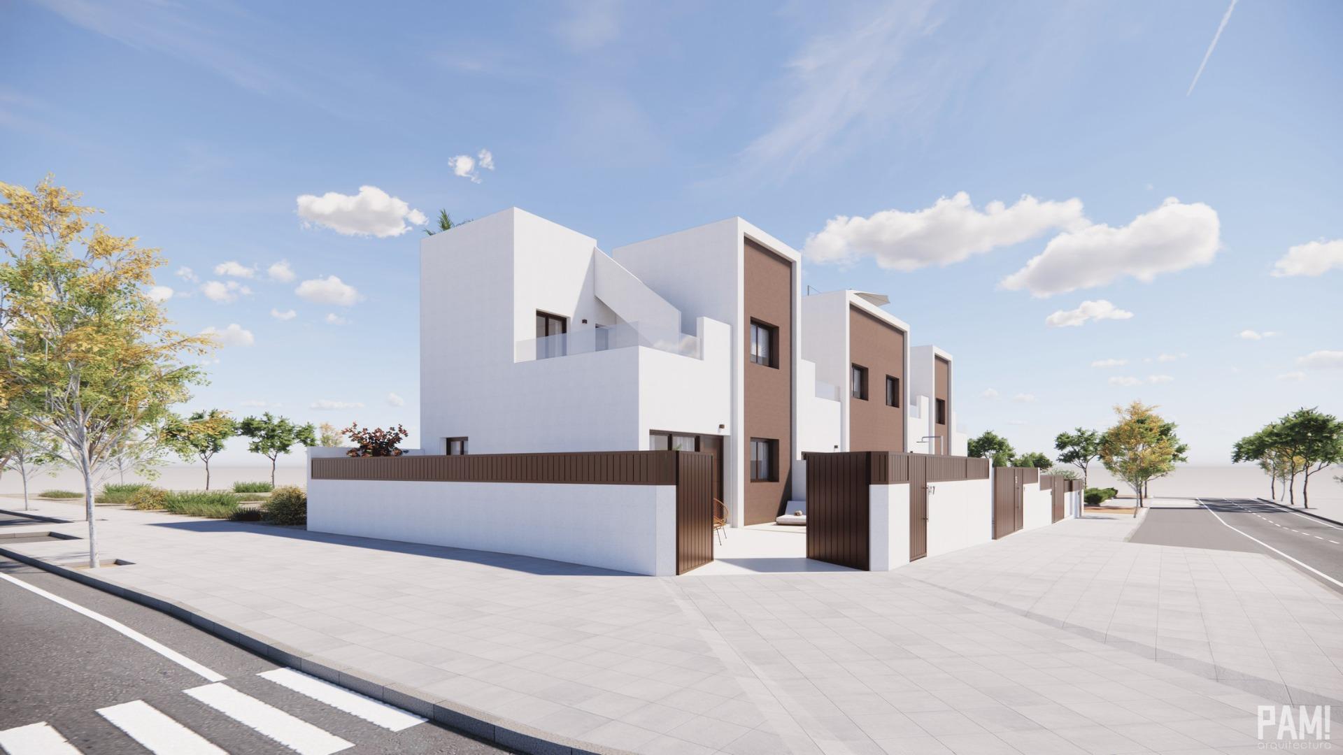 For sale - 3 Bedroom 2 Bathroom Town House in Pilar de La Horadada - Barrio los Segundas  - Alicante