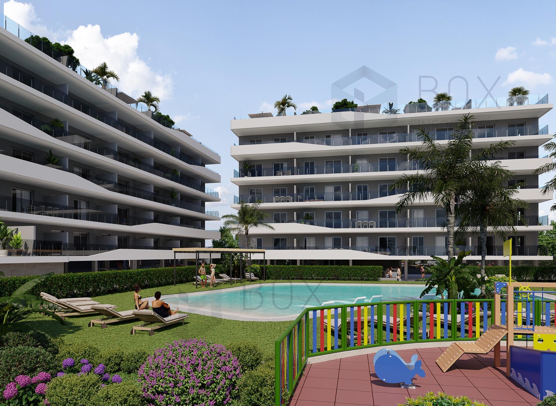 For sale - 2 Bedroom 2 Bathroom Penthouse in Santa Pola - Playa Tamarit  - Alicante