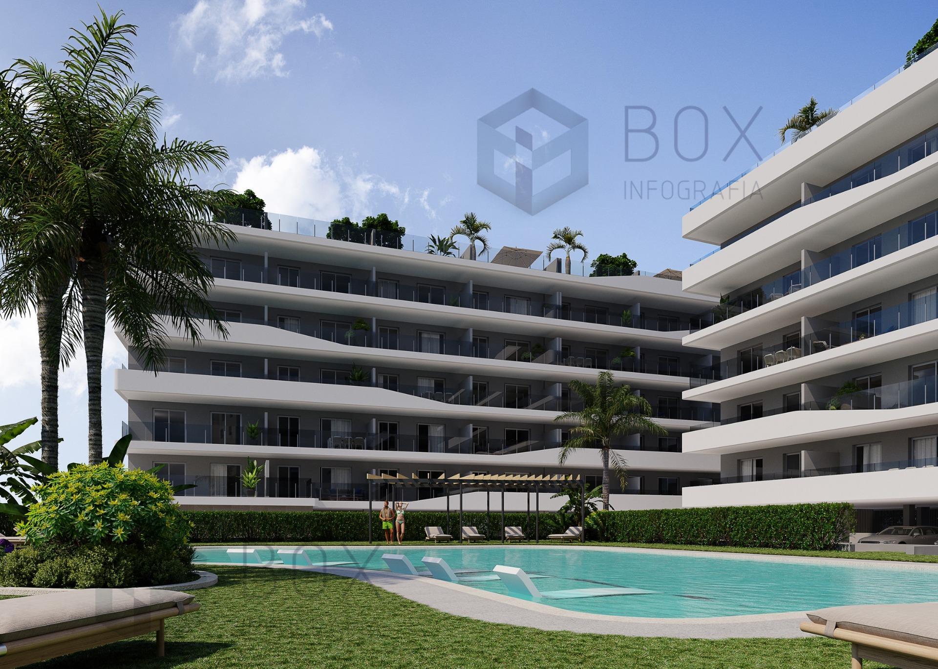 For sale - 2 Bedroom 2 Bathroom Penthouse in Santa Pola - Playa Tamarit  - Alicante