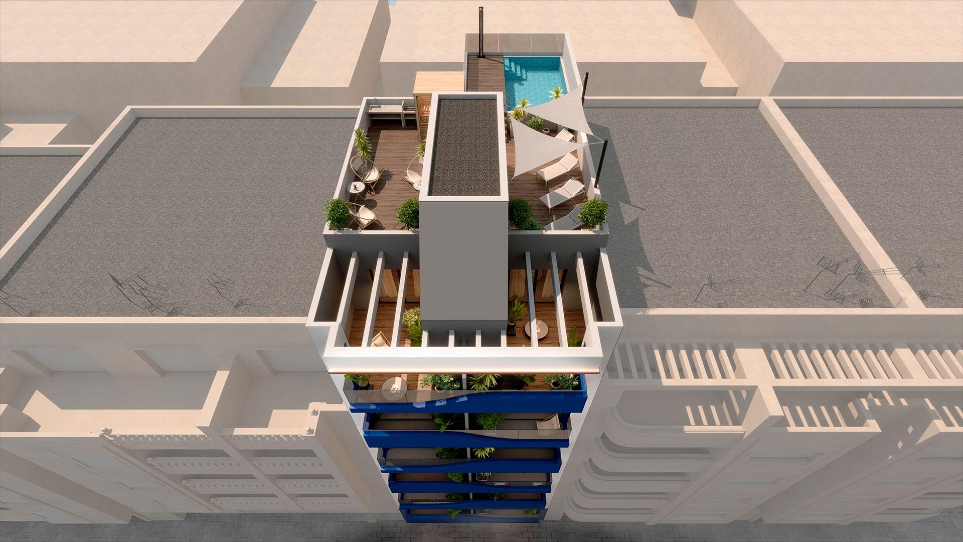 For sale - 1 Bedroom 1 Bathroom Apartment in Torrevieja - Playa del Acequión  - Alicante