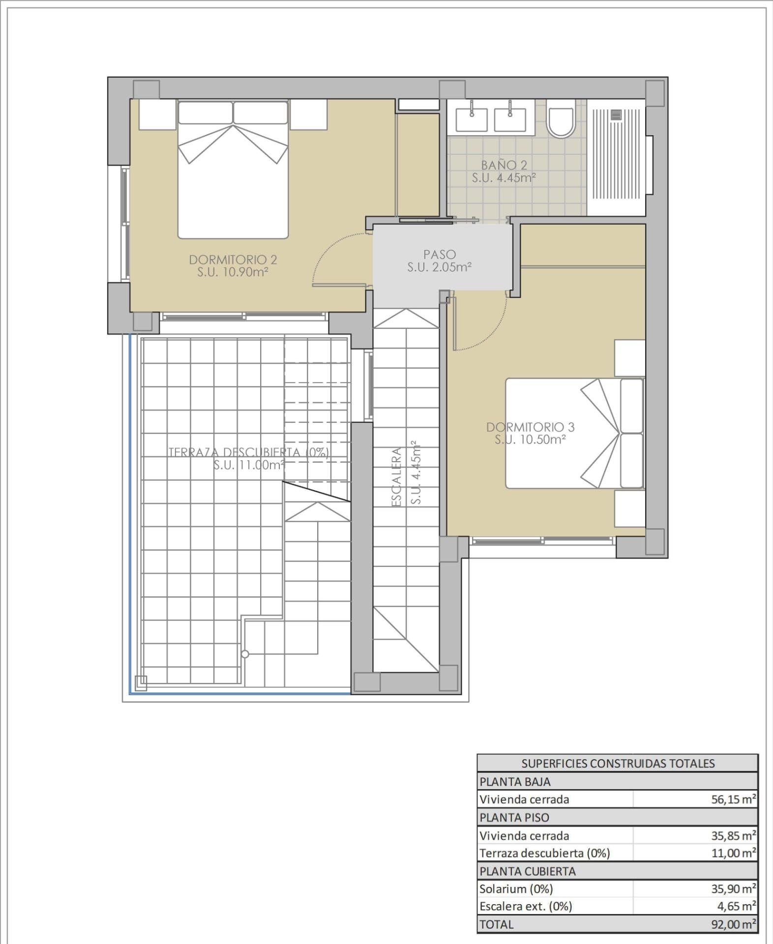 For sale - 3 Bedroom 2 Bathroom Villa in Orihuela - Vistabella Golf  - Alicante