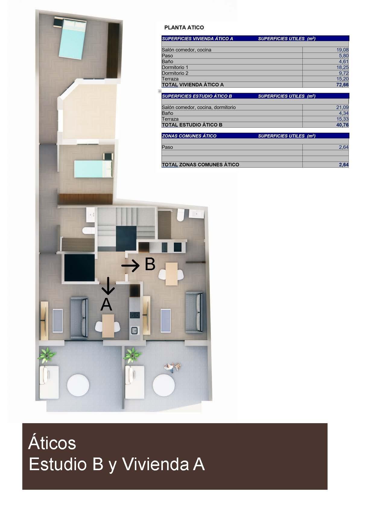 For sale - 2 Bedroom 1 Bathroom Penthouse in Torrevieja - Centro  - Alicante