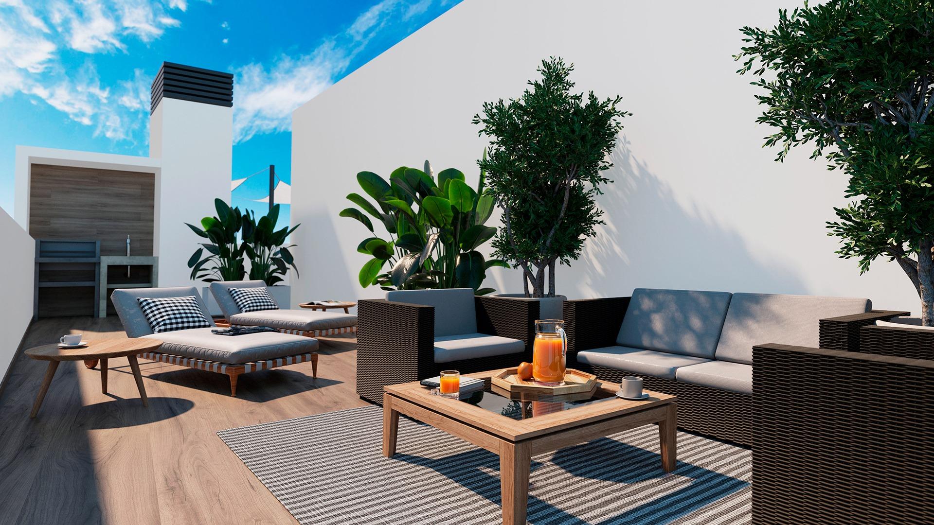 For sale - 2 Bedroom 1 Bathroom Penthouse in Torrevieja - Playa de El Cura  - Alicante