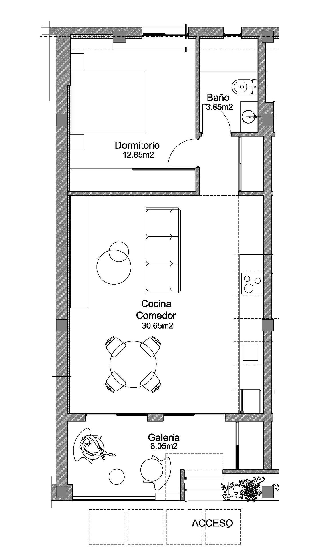 For sale - 1 Bedroom 1 Bathroom Apartment in Torrevieja - Playa Los Naufragos  - Alicante