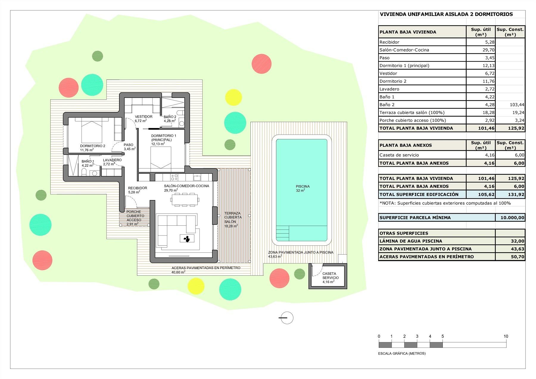 For sale - 2 Bedroom 2 Bathroom Villa in Pinoso - Rodriguillo  - Alicante
