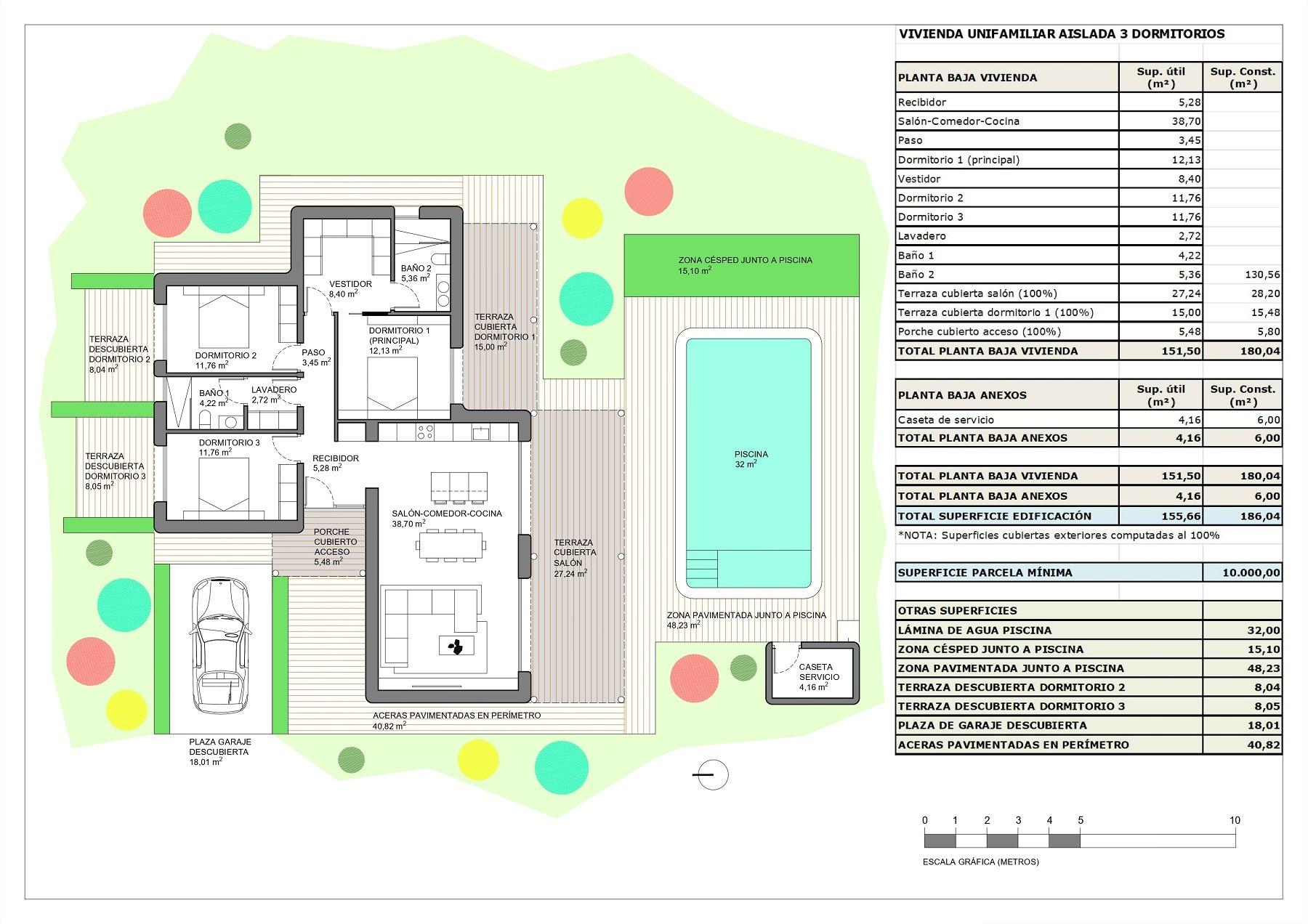 For sale - 3 Bedroom 2 Bathroom Villa in Pinoso - Rodriguillo  - Alicante