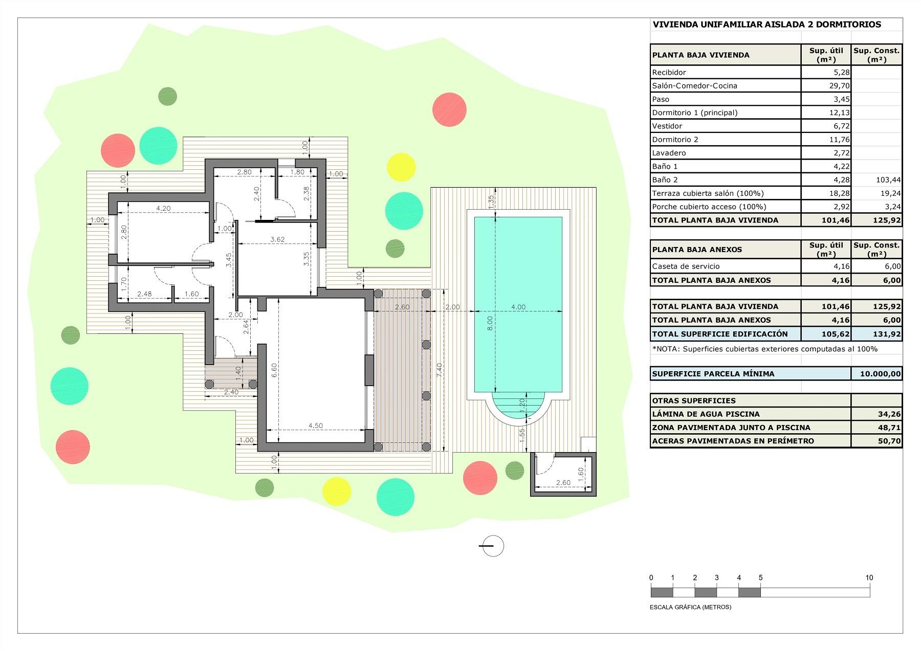 For sale - 2 Bedroom 2 Bathroom Villa in Pinoso - Rodriguillo  - Alicante