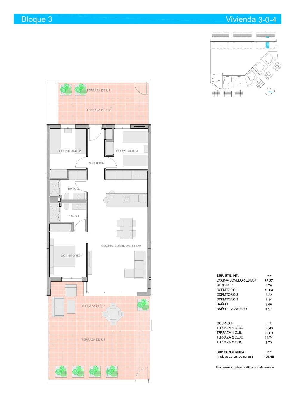 For sale - 3 Bedroom 2 Bathroom Apartment in Guardamar del Segura - El Raso  - Alicante