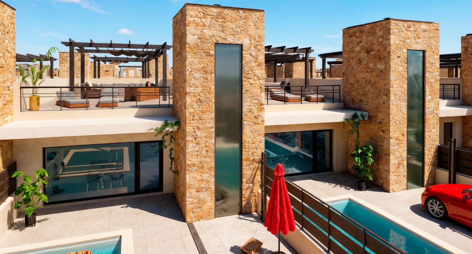 For sale - 2 Bedroom 2 Bathroom Town House in Fuente Álamo - La Pinilla  - Murcia