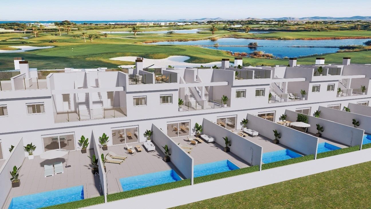 New Build - 3 Bedroom 2 Bathroom Town House in Los Alcazares - Serena Golf  - Murcia