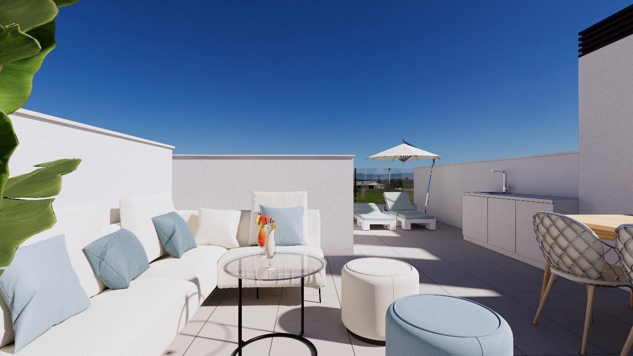 New Build - 3 Bedroom 2 Bathroom Town House in Los Alcazares - Serena Golf  - Murcia