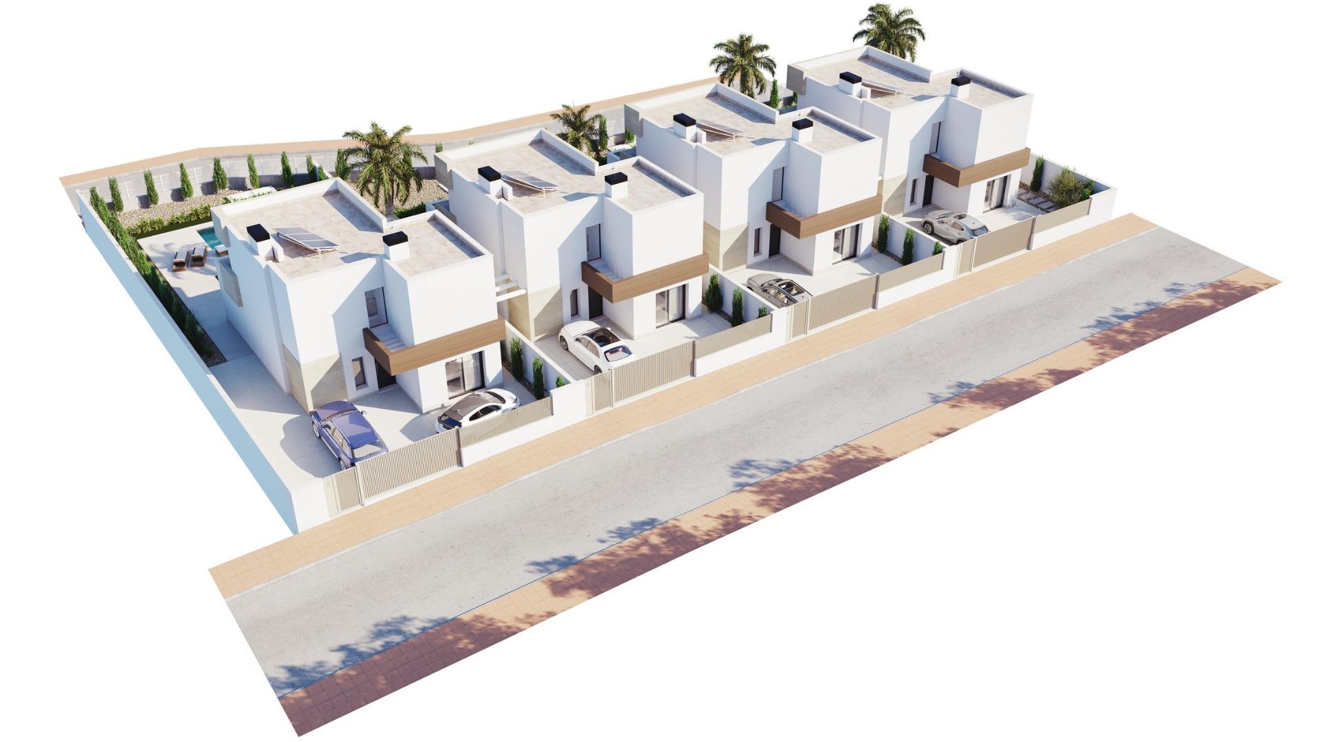 New Build - 3 Bedroom 3 Bathroom Villa in San Javier - Santiago De La Ribera  - Murcia