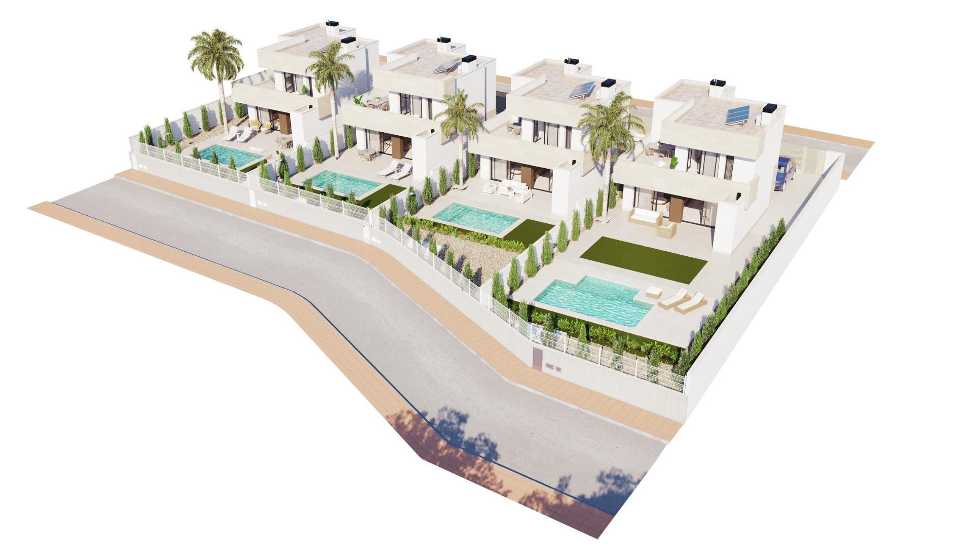 New Build - 3 Bedroom 3 Bathroom Villa in San Javier - Santiago De La Ribera  - Murcia