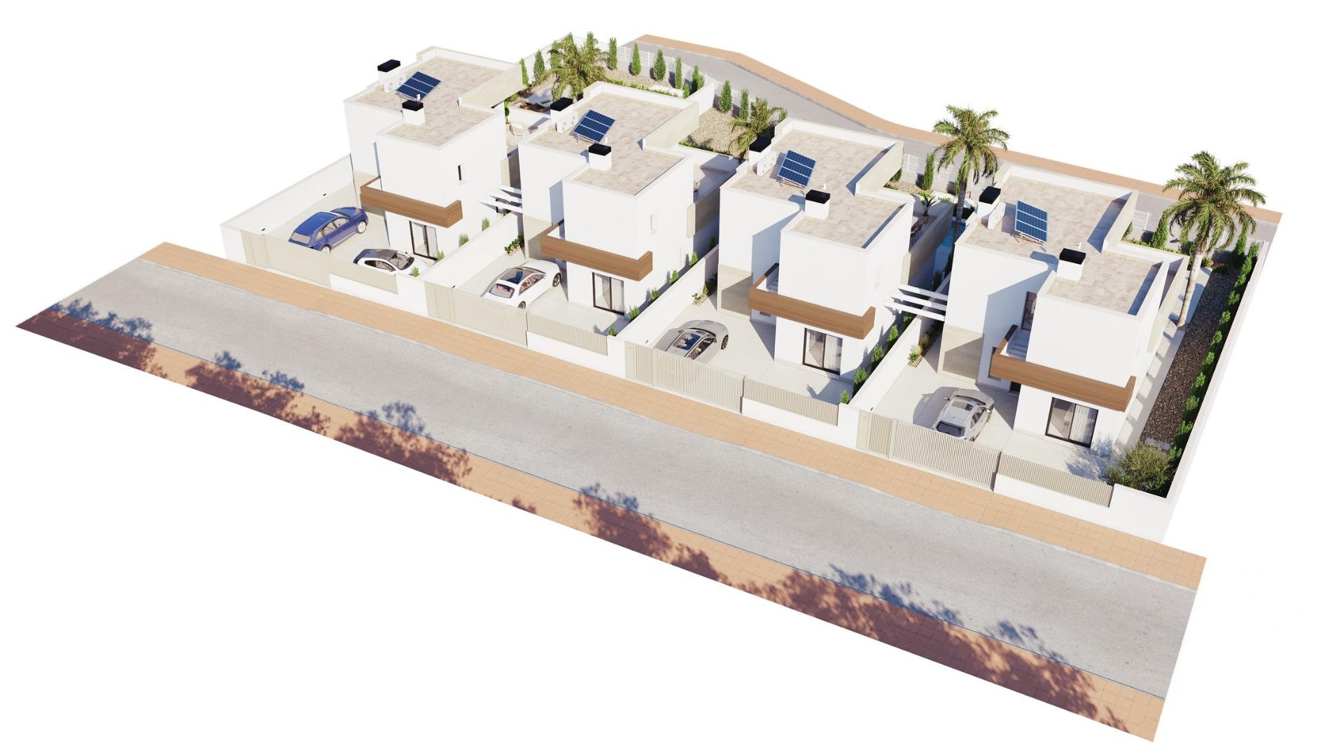 New Build - 3 Bedroom 3 Bathroom Villa in San Javier - Santiago De La Ribera  - Murcia