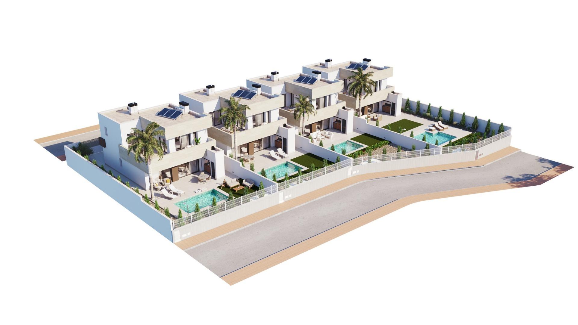 New Build - 3 Bedroom 3 Bathroom Villa in San Javier - Santiago De La Ribera  - Murcia