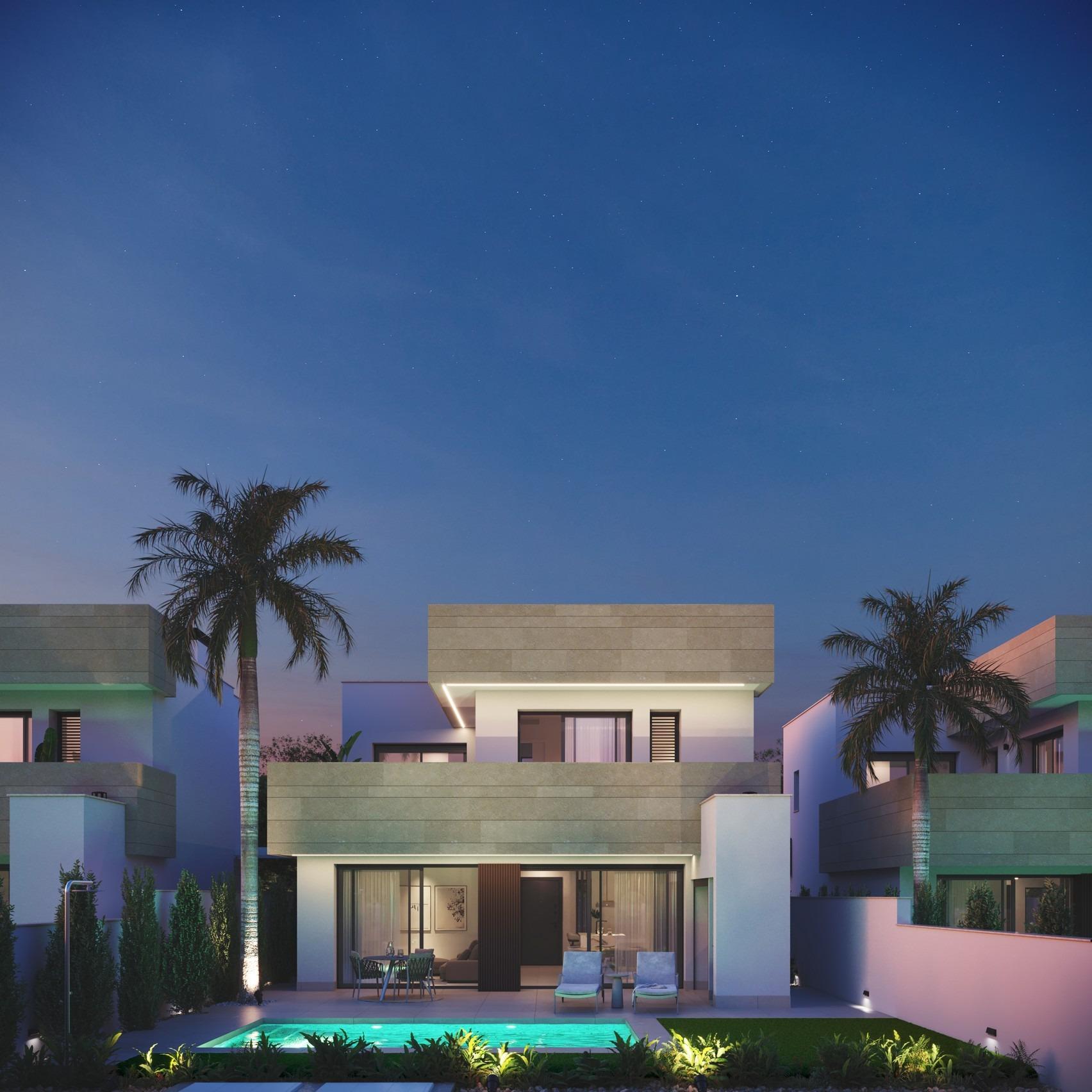 New Build - 3 Bedroom 3 Bathroom Villa in San Javier - Santiago De La Ribera  - Murcia