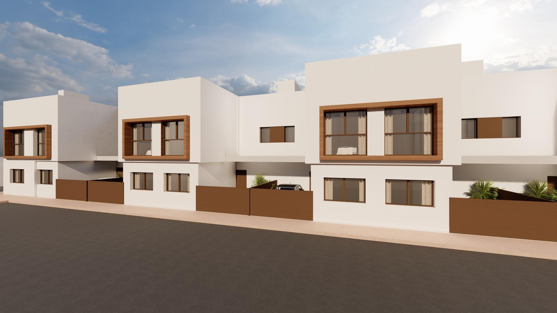 New Build - 3 Bedroom 3 Bathroom Town House in San Javier - pueblo  - Murcia
