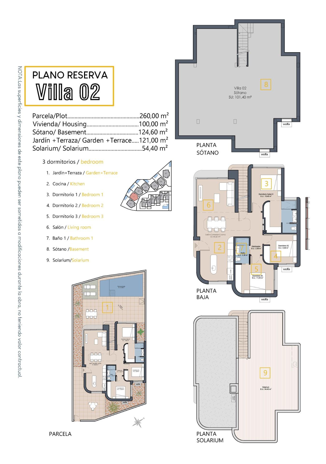 New Build - 3 Bedroom 2 Bathroom Villa in Los Alcazares - La Serena Golf  - Murcia
