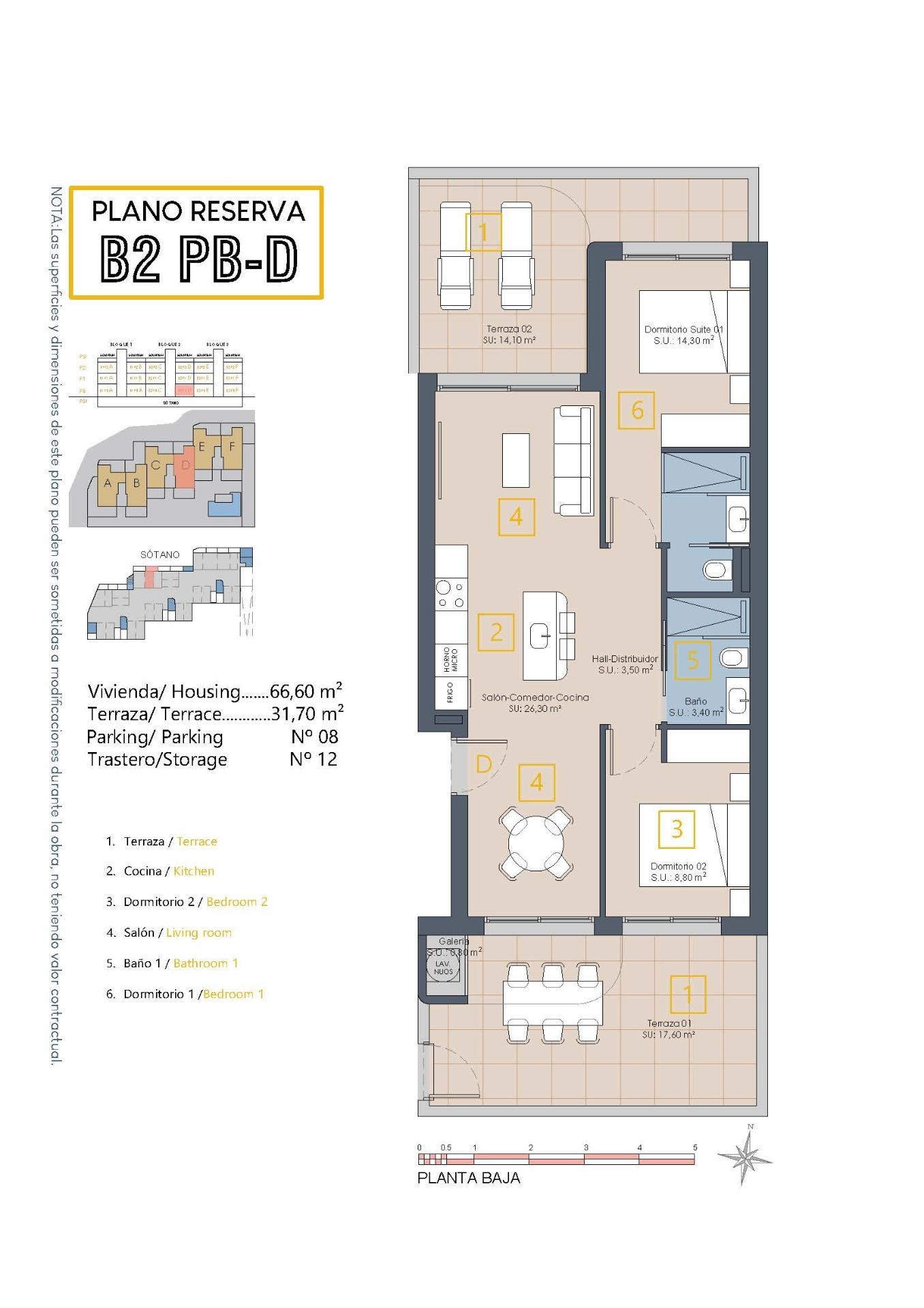 New Build - 2 Bedroom 2 Bathroom Apartment in Los Alcazares - Serena Golf  - Murcia