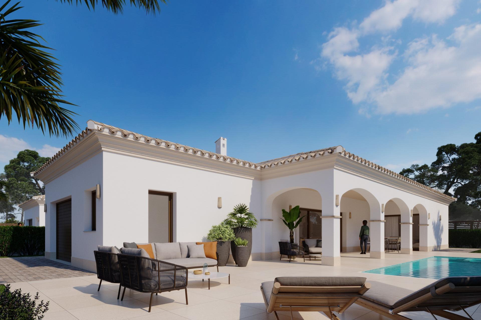 New Build - 3 Bedroom 3 Bathroom Villa in San Pedro del Pinatar - Lo Pagan  - Murcia