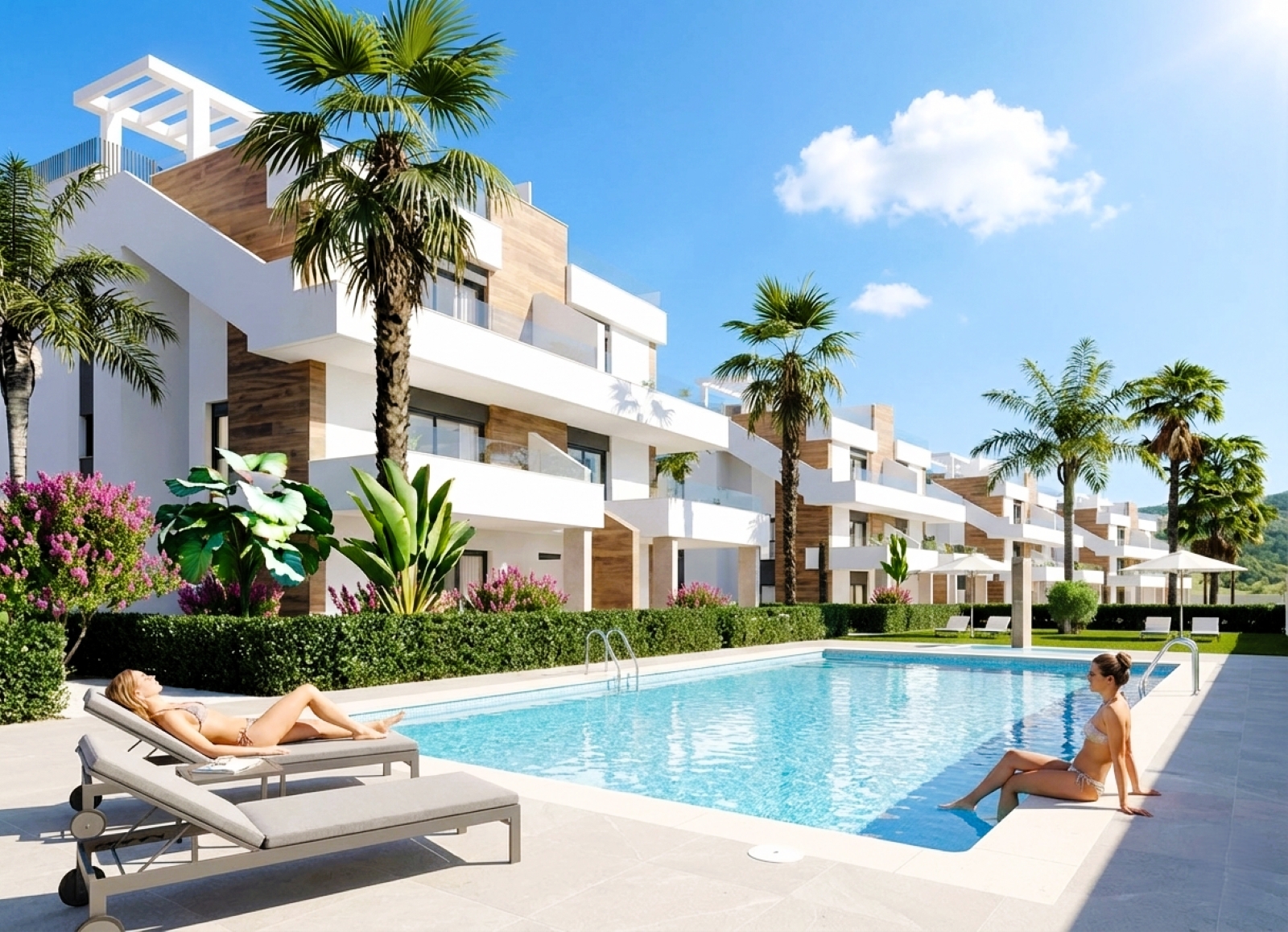 New Build - 2 Bedroom 2 Bathroom Apartment in Fuente Álamo - Hacienda del Alamo  - Murcia