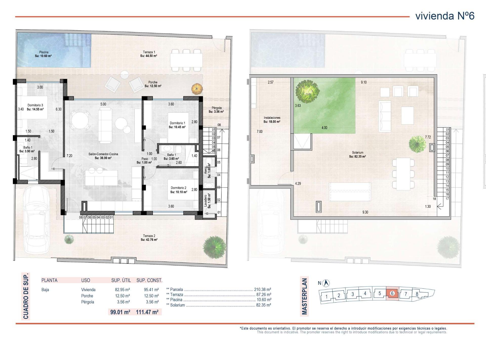New Build - 3 Bedroom 2 Bathroom Key Ready Villa in Sucina - Sucina  - Murcia