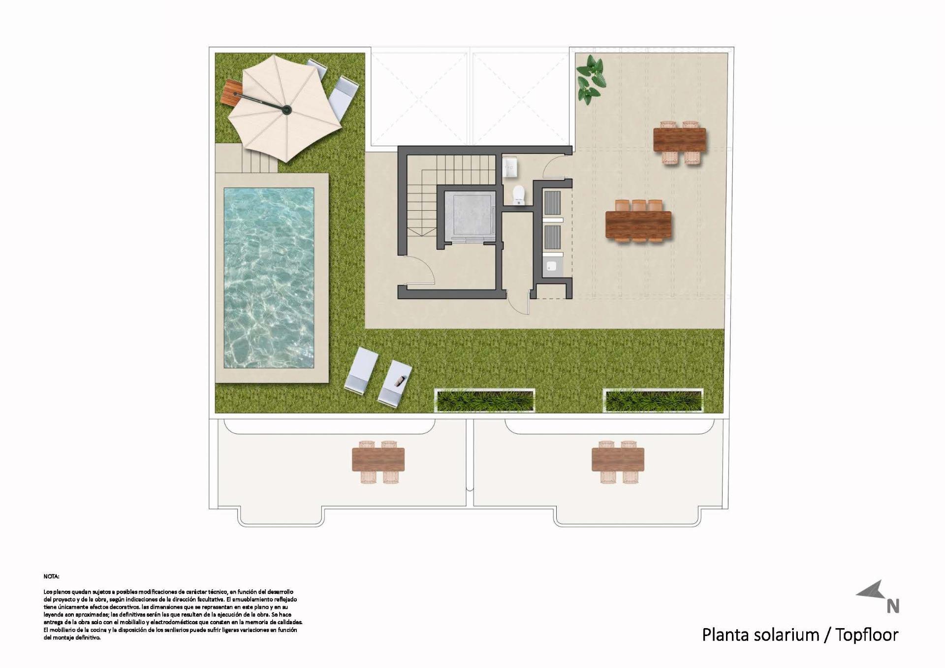 For sale - 3 Bedroom 2 Bathroom Penthouse in Pilar de La Horadada - Torre De La Horadada  - Alicante