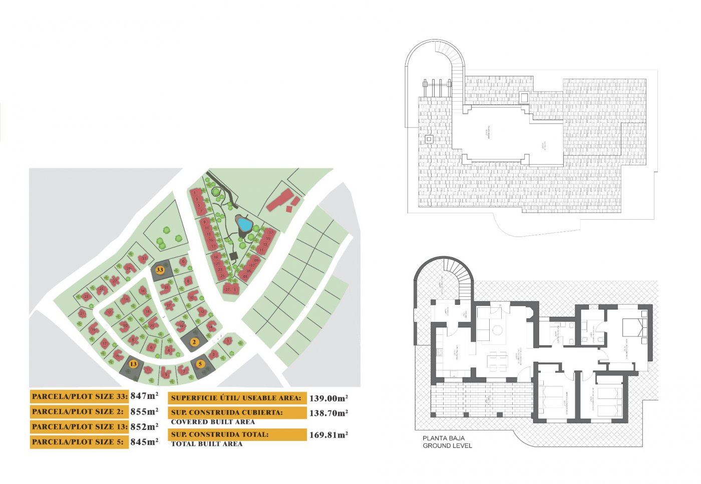 New Build - 3 Bedroom 2 Bathroom Villa in Fuente Álamo - Las Palas  - Murcia