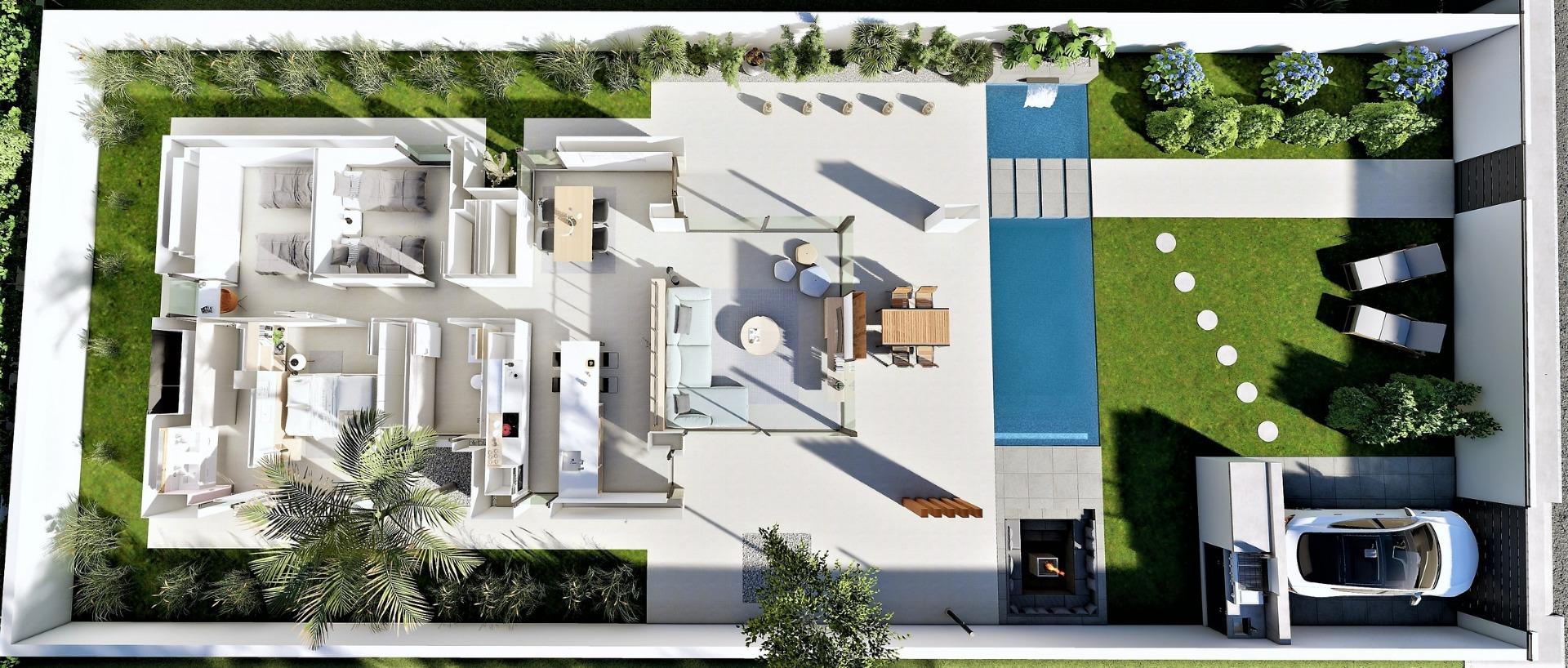 For sale - 3 Bedroom 2 Bathroom Villa in San Fulgencio - El Oasis  - Alicante
