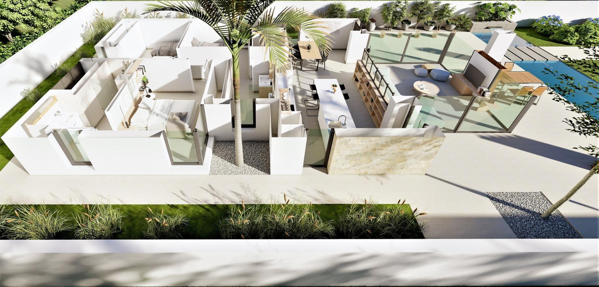 For sale - 3 Bedroom 2 Bathroom Villa in San Fulgencio - El Oasis  - Alicante
