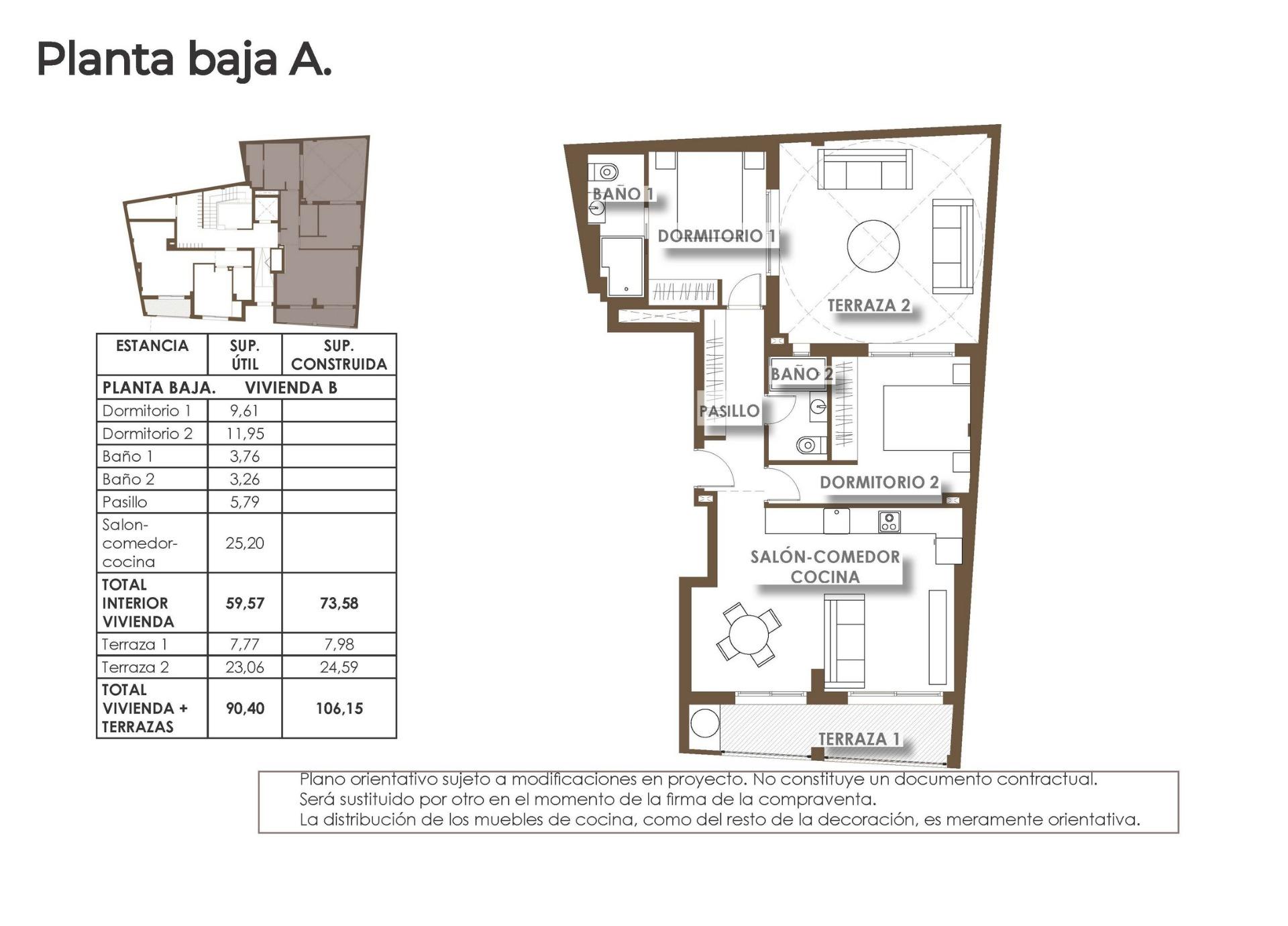 For sale - 1 Bedroom 1 Bathroom Apartment in Torrevieja - Playa de El Cura  - Alicante