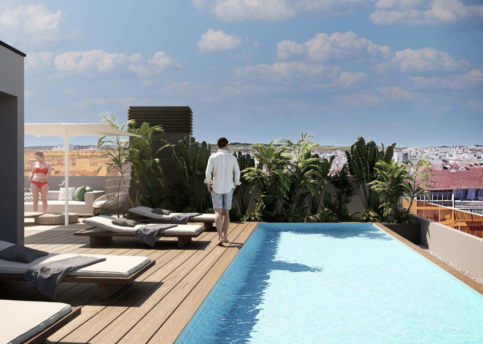 For sale - 2 Bedroom 2 Bathroom Penthouse in Torrevieja - Centro  - Alicante