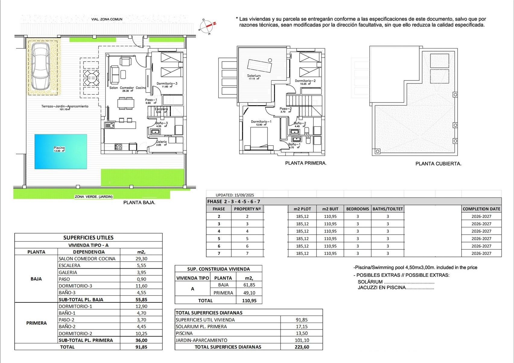 For sale - 3 Bedroom 3 Bathroom Villa in Los Montesinos - La Herrada  - Alicante