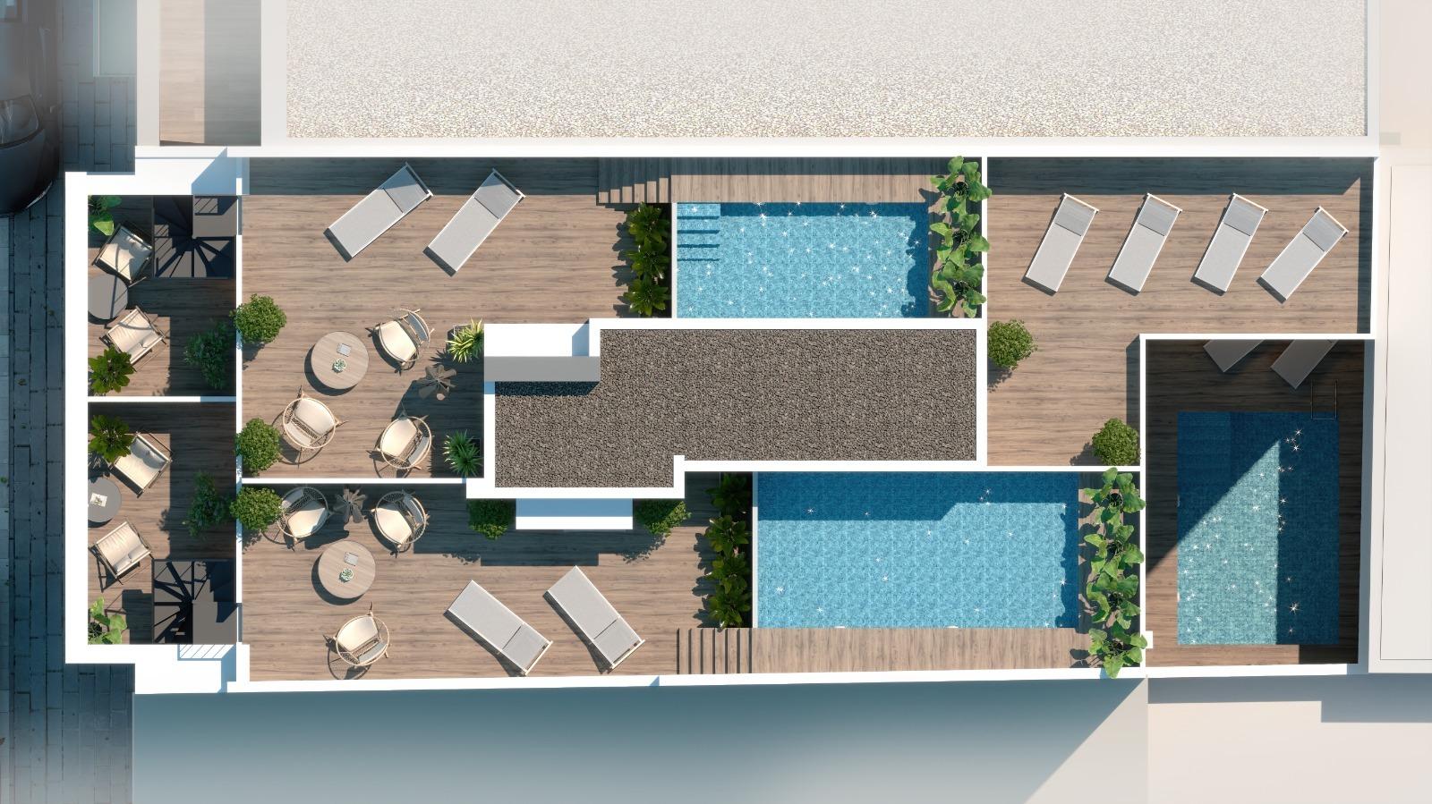 For sale - 2 Bedroom 2 Bathroom Penthouse in Torrevieja - Playa de El Cura  - Alicante