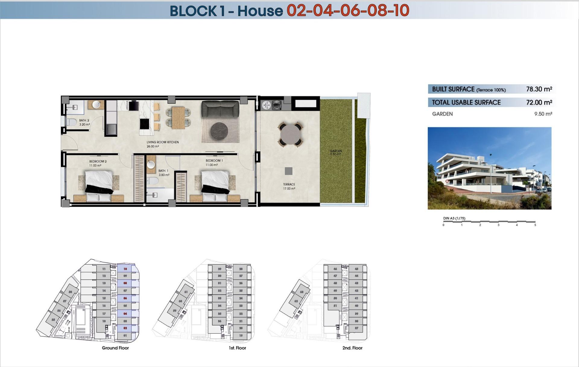 For sale - 2 Bedroom 2 Bathroom Apartment in La Marina - La Marina del Pinet  - Alicante