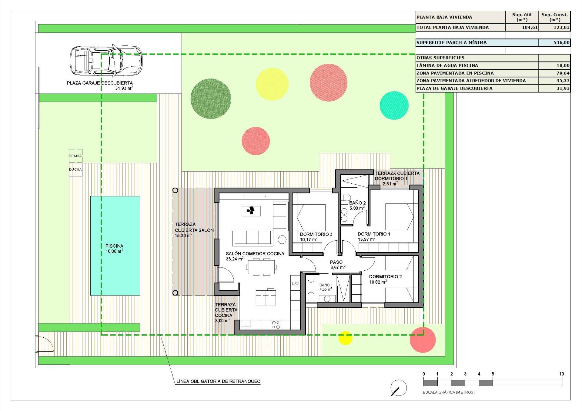 For sale - 3 Bedroom 2 Bathroom Villa in Hondón de las Nieves - Urbaniz. La Montañosa  - Alicante