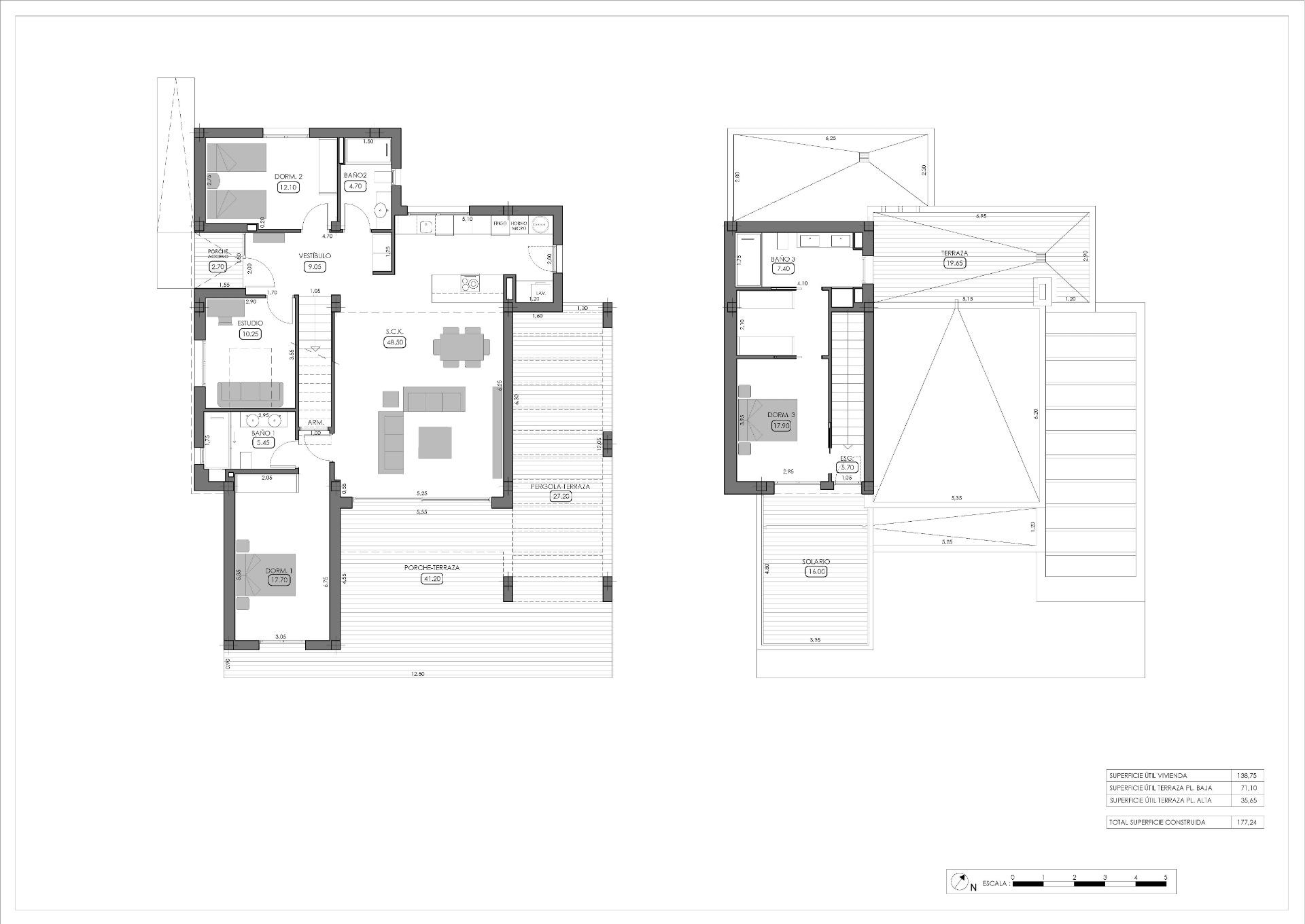 For sale - 4 Bedroom 3 Bathroom Villa in Algorfa - La Finca Golf  - Alicante