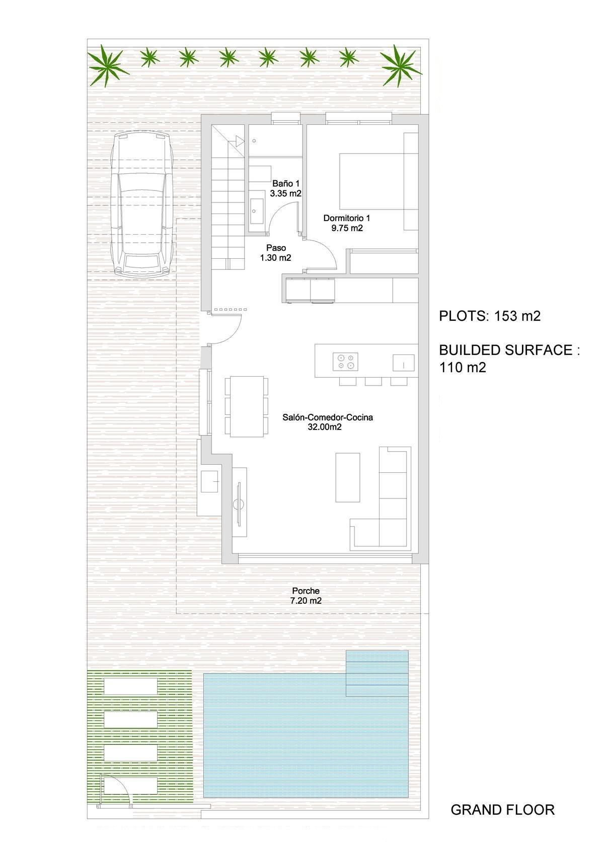 New Build - 3 Bedroom 3 Bathroom Villa in San Javier - Parque de los leones  - Murcia