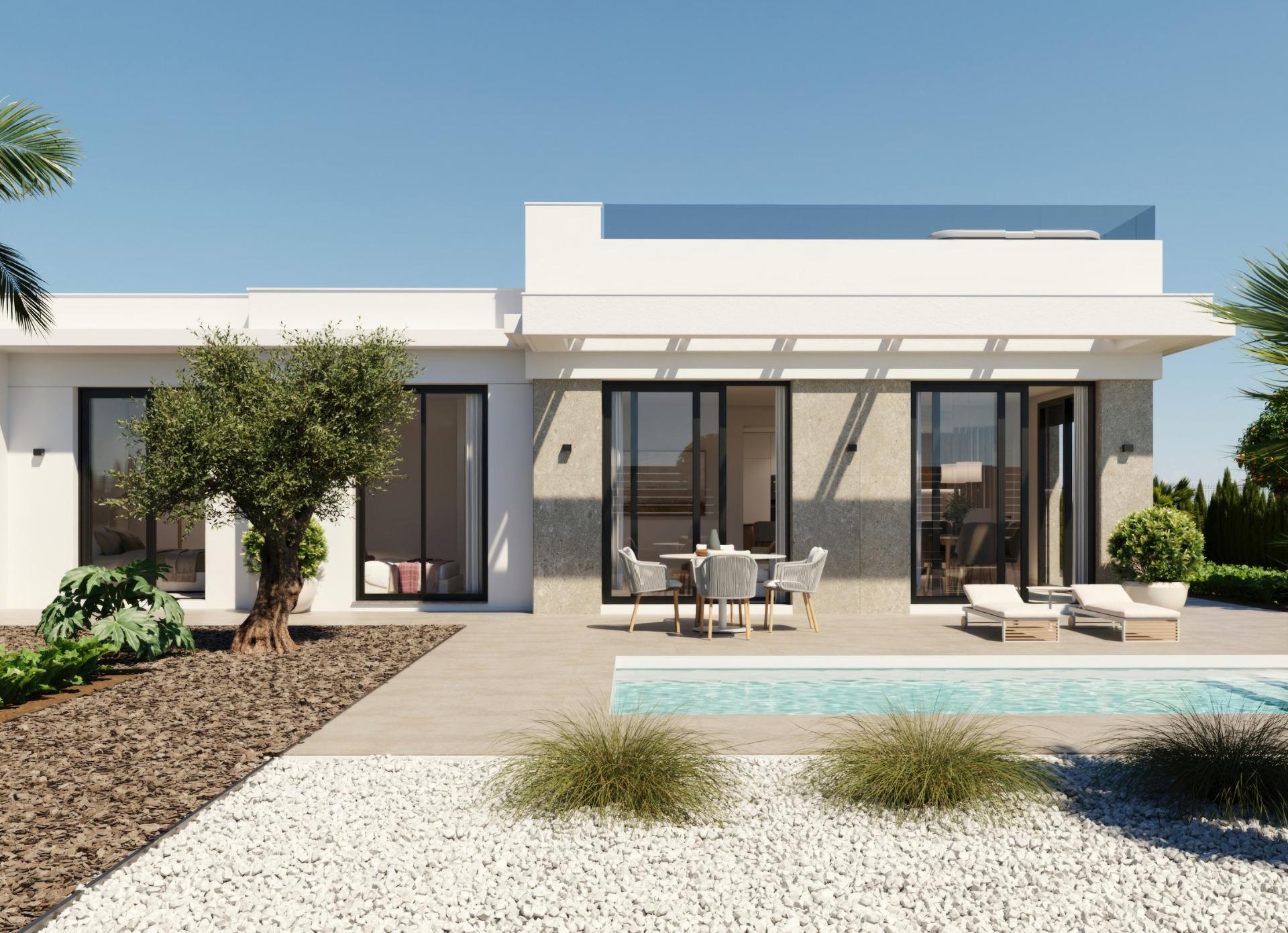 New Build - 3 Bedroom 2 Bathroom Villa in Fuente Álamo - Hacienda Del Álamo Golf  - Murcia