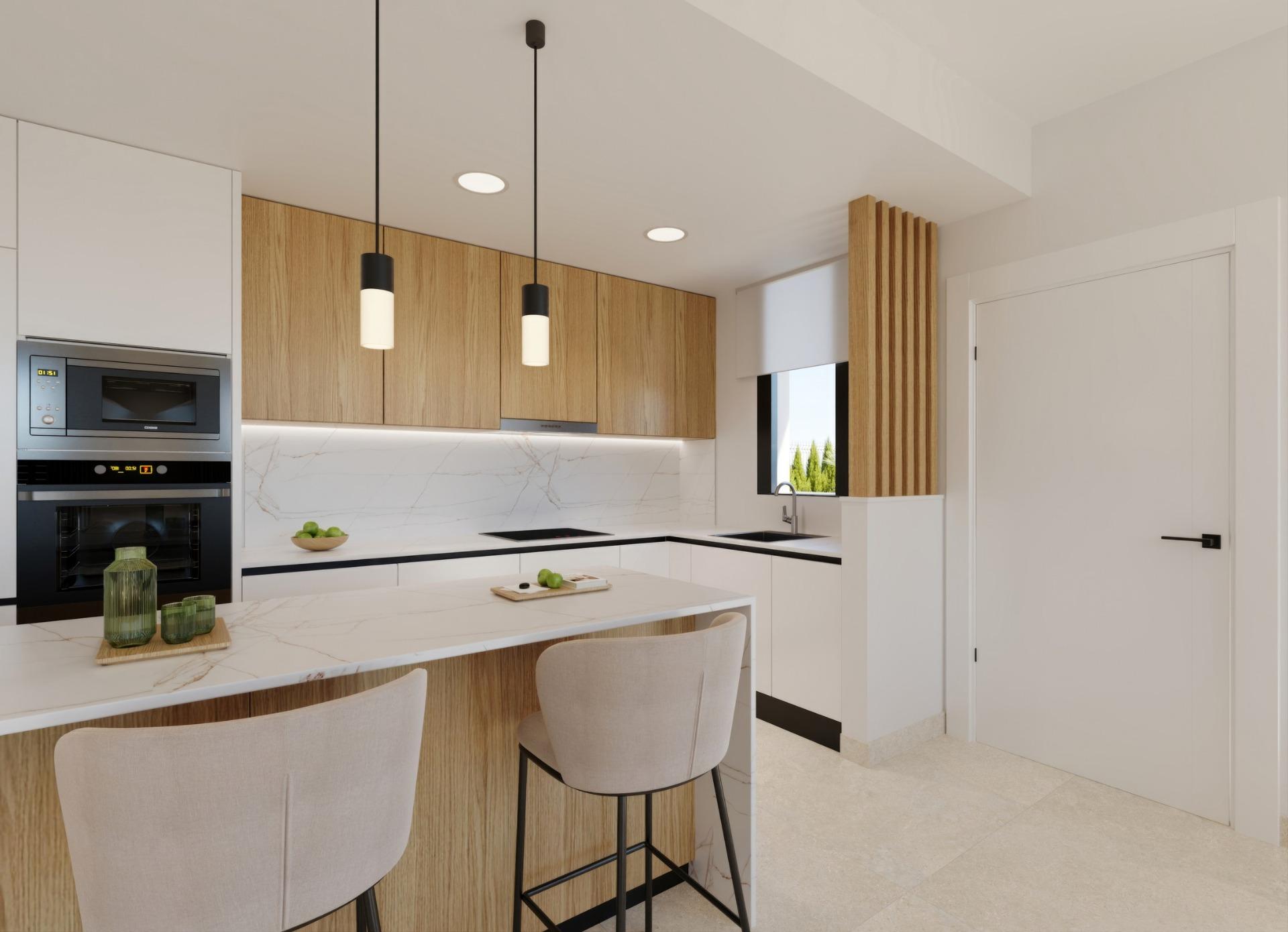 New Build - 3 Bedroom 2 Bathroom Villa in Fuente Álamo - Hacienda Del Álamo Golf  - Murcia