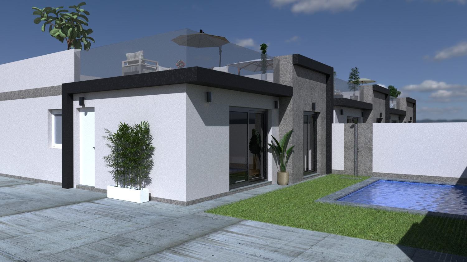 New Build - 3 Bedroom 2 Bathroom Villa in Torre Pacheco - pueblo  - Murcia