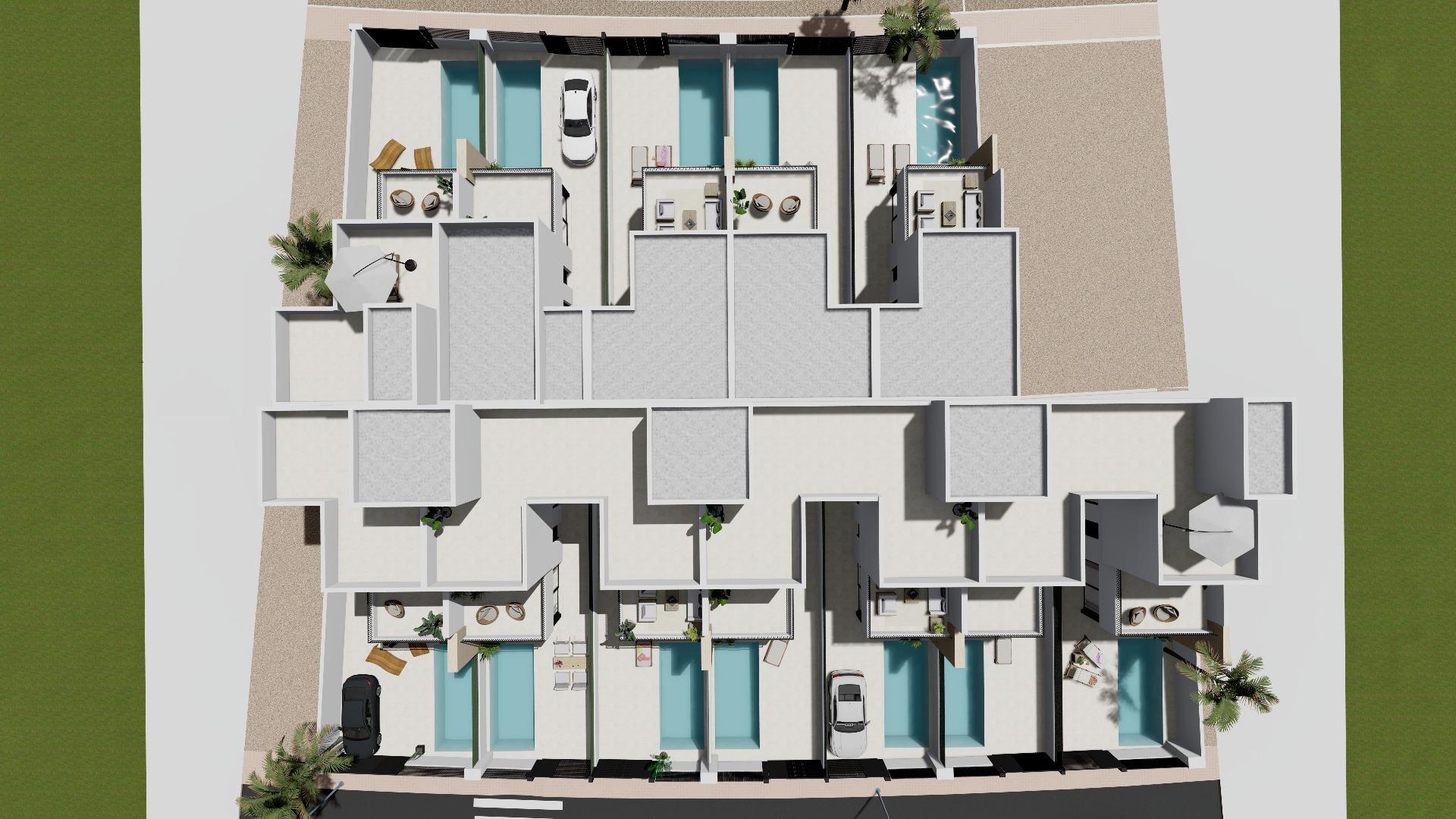 New Build - 3 Bedroom 2 Bathroom Villa in Santiago de la Ribera - Santiago De La Ribera  - Murcia