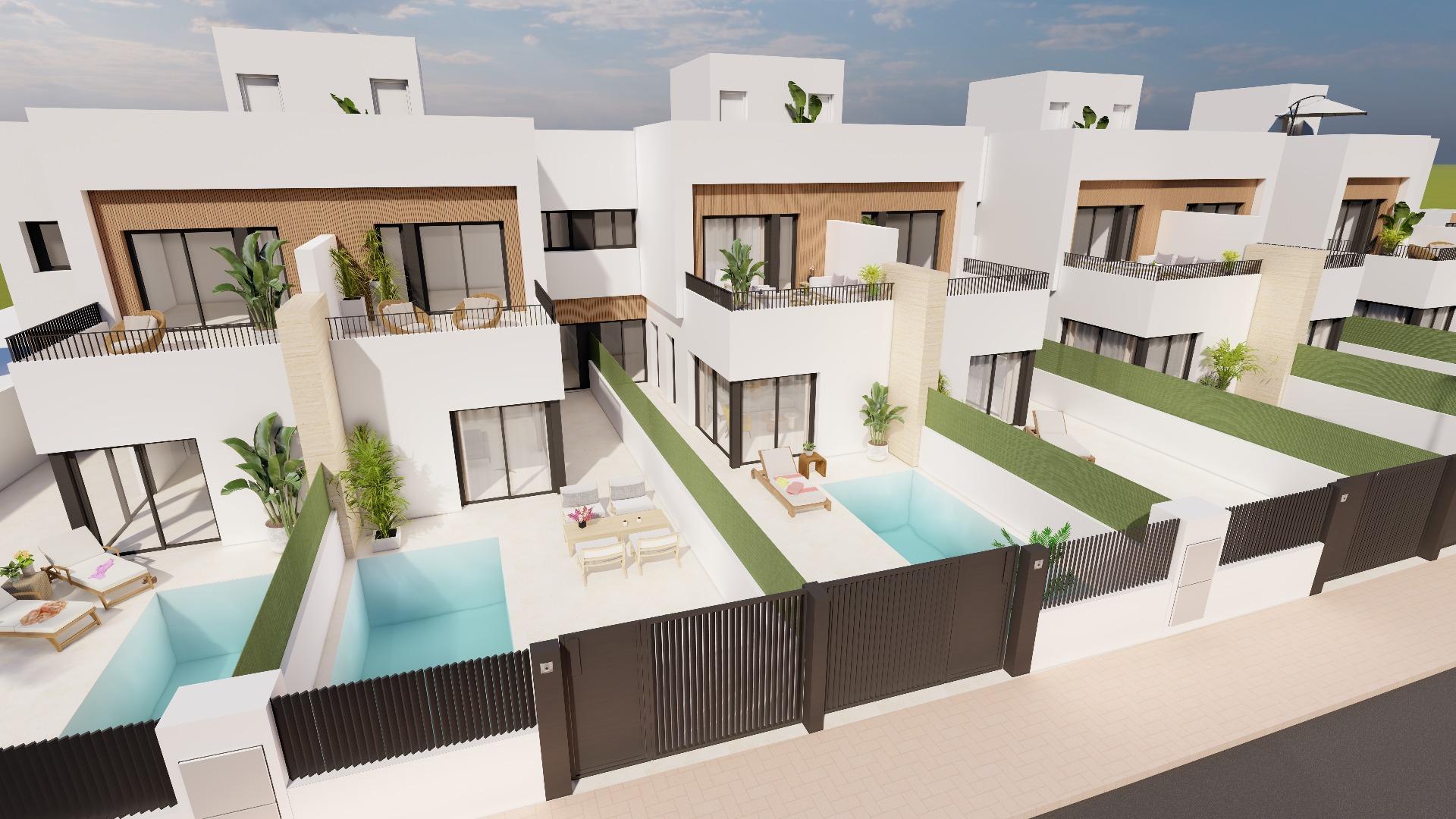 New Build - 3 Bedroom 2 Bathroom Villa in Santiago de la Ribera - Santiago De La Ribera  - Murcia
