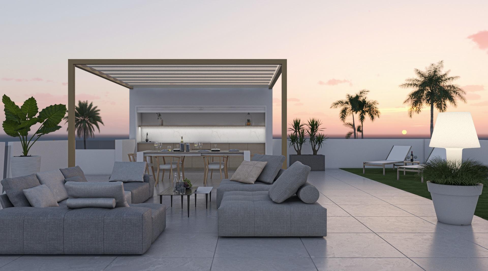 New Build - 3 Bedroom 2 Bathroom Villa in Alhama De Murcia - Condado De Alhama  - Murcia