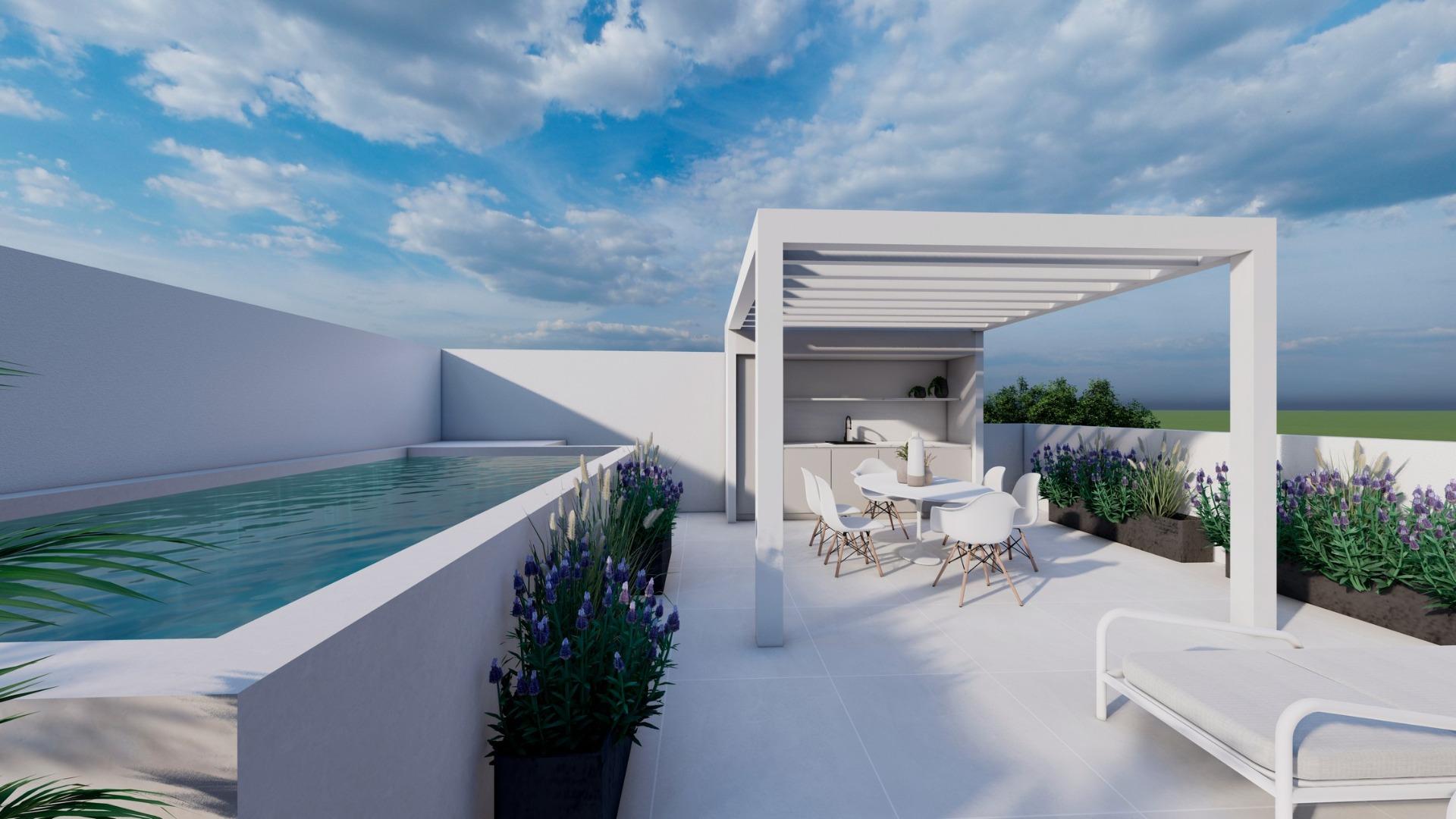 For sale - 2 Bedroom 2 Bathroom Bungalow in Pilar de La Horadada - pueblo  - Alicante