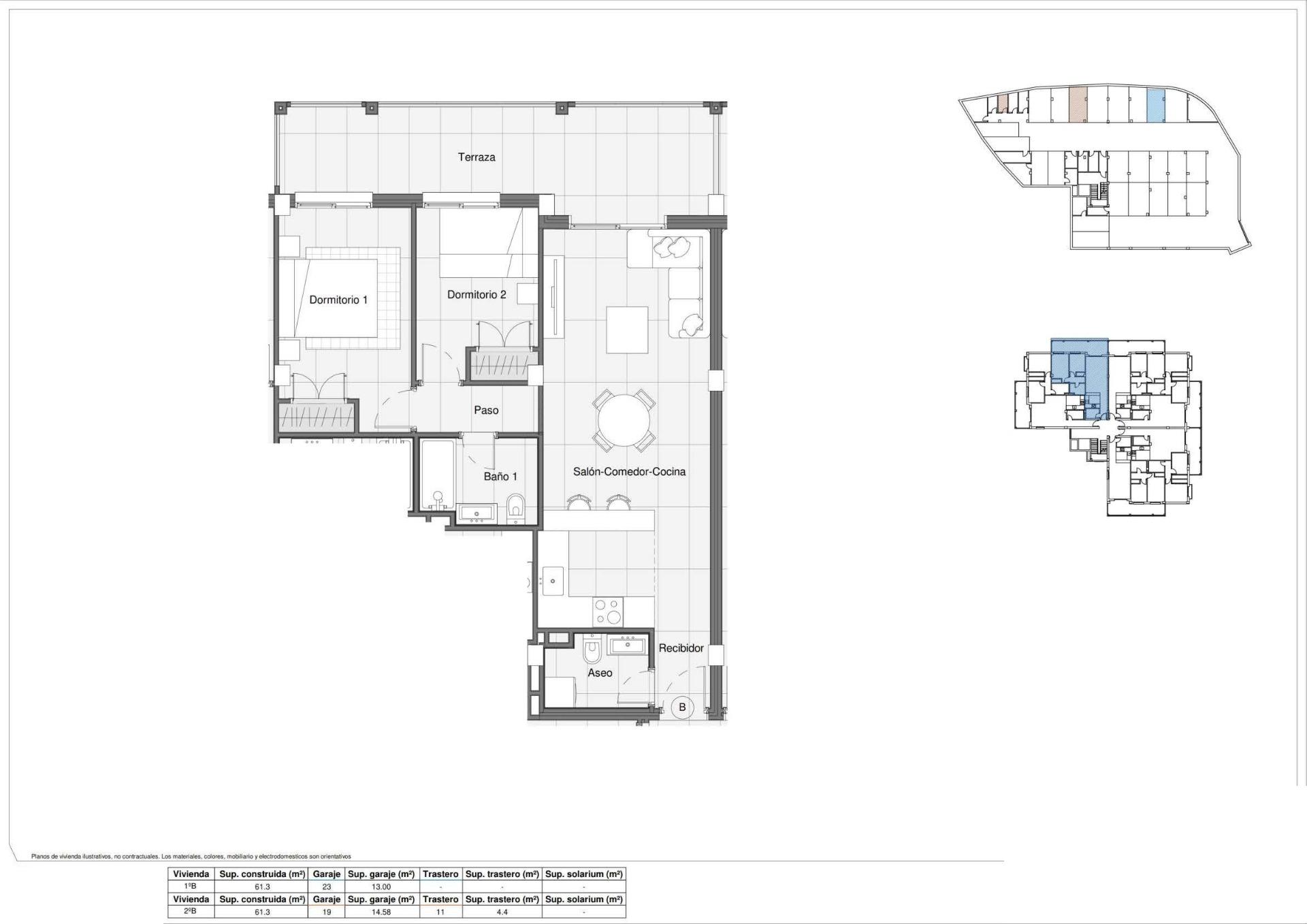 For sale - 2 Bedroom 1 Bathroom Apartment in Bigastro - pueblo  - Alicante